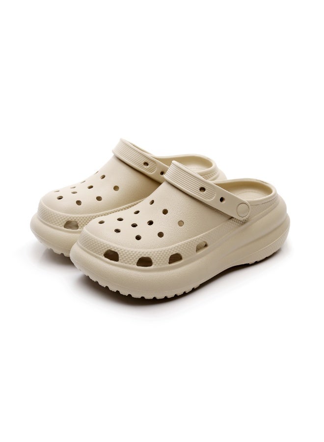 GUOLUOFEI Thick Sole Platform Clogs for Women, Ultra Lightweight Garden Shoes for Girls, Summer Sandals Slip Resilient Arch Support Comfy Waterproof Casual Slip-on Slides - Image 5
